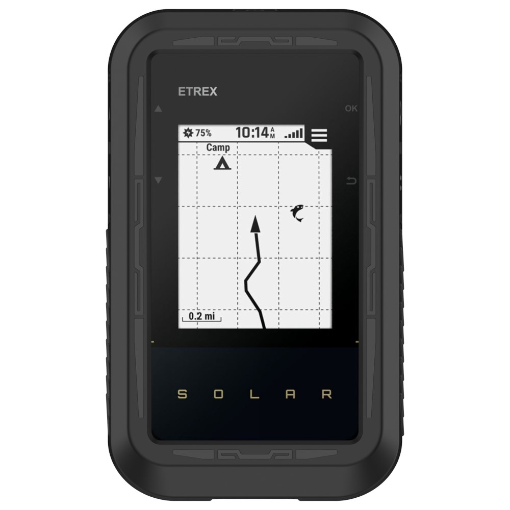 Funda de silicona Garmin eTrex Solar negro