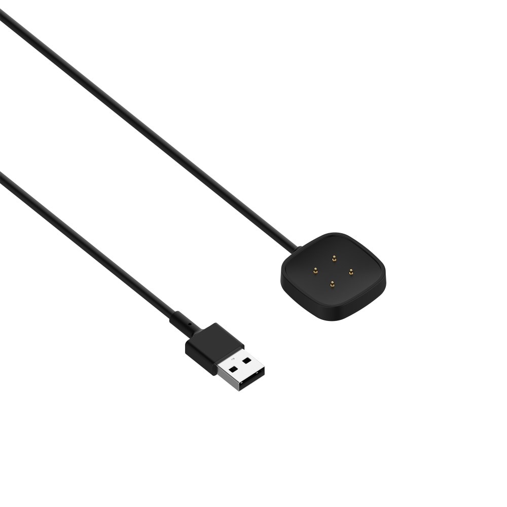 Cargador Magnético para Fitbit Versa 4, Negro