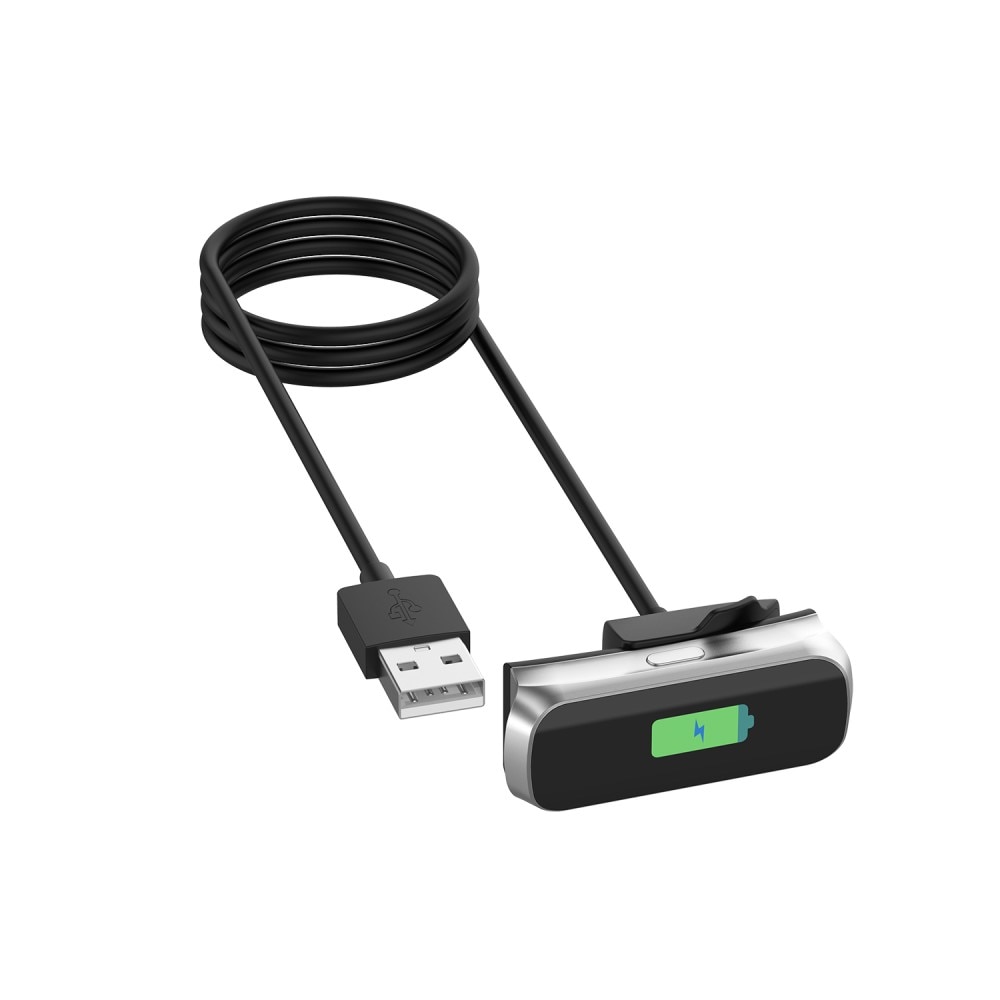 Cable de carga 1m para Samsung Galaxy Fit 2, Negro