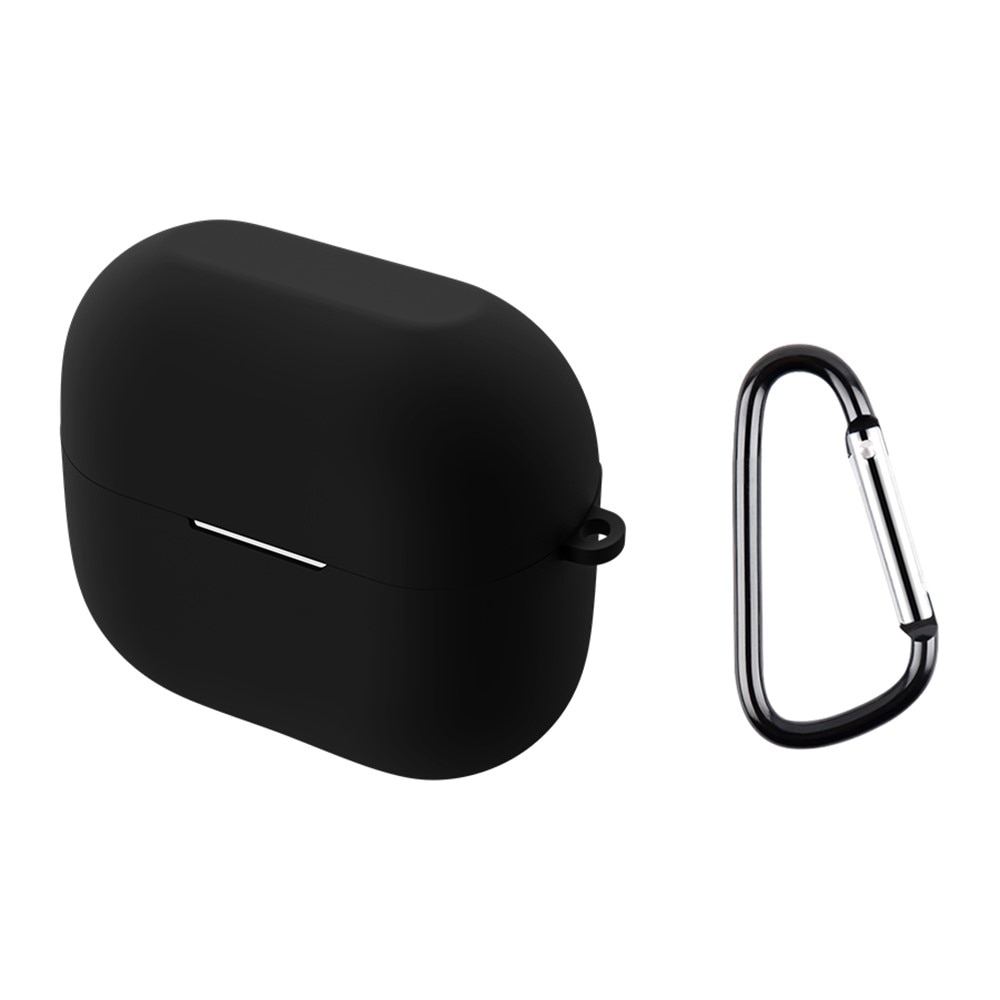 Funda de silicona con mosquetón Samsung Galaxy Buds 3 negro