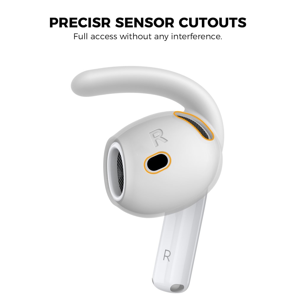 Sport Earhooks Apple AirPods 4 blanco