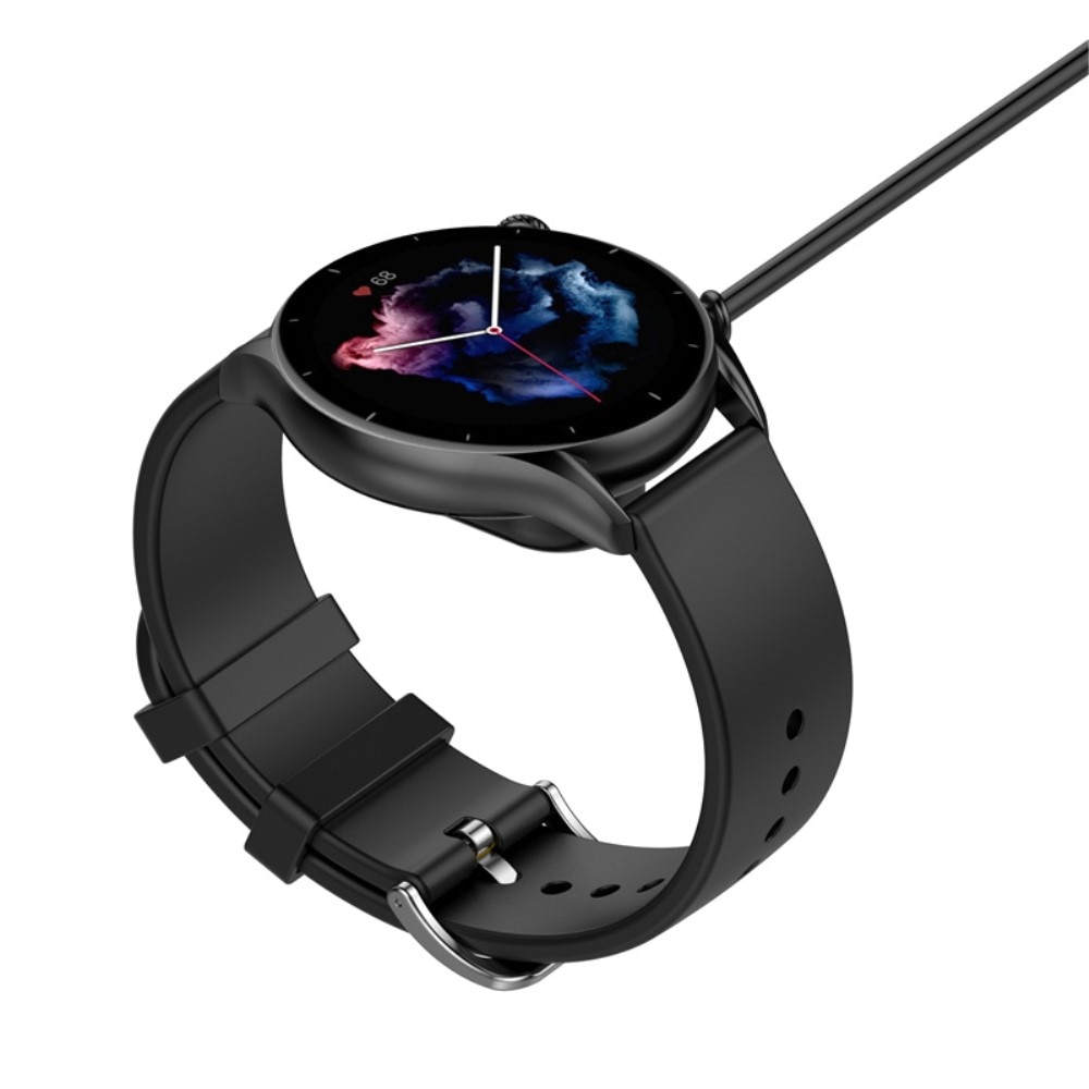 Cargador Magnético para Amazfit GTS 4, Negro