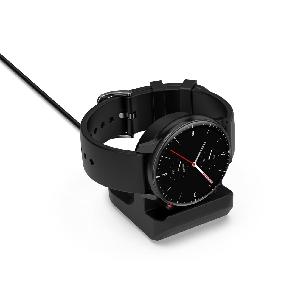 Compre Banda de Reloj Magnética Para Huami Amazfit Gtr Mini / Bip 3 / Bip 3  Pro, Correa de Doble Color de Silicona de 20 mm Con Hebilla Plegable Negra  - Negro+gris
