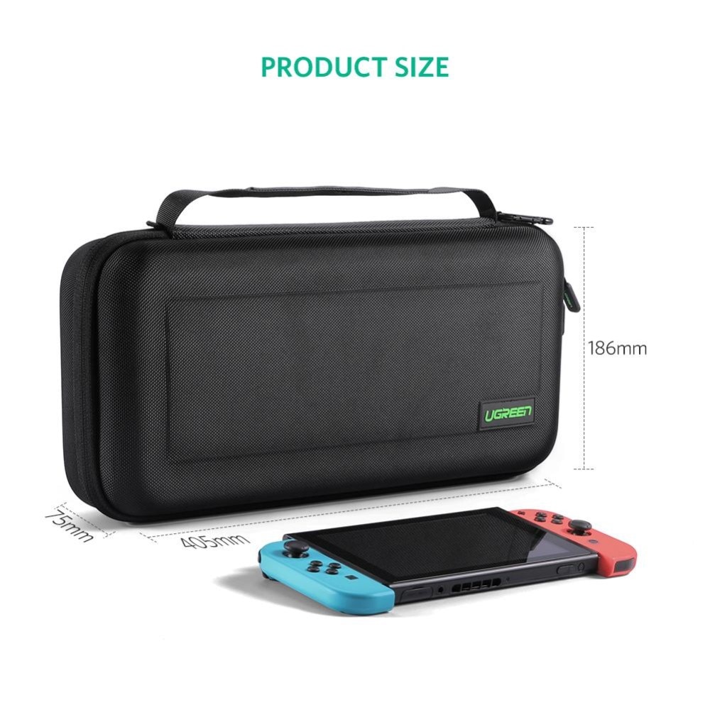 Estuche de almacenamiento para Nintendo Switch OLED y accesorios, negro