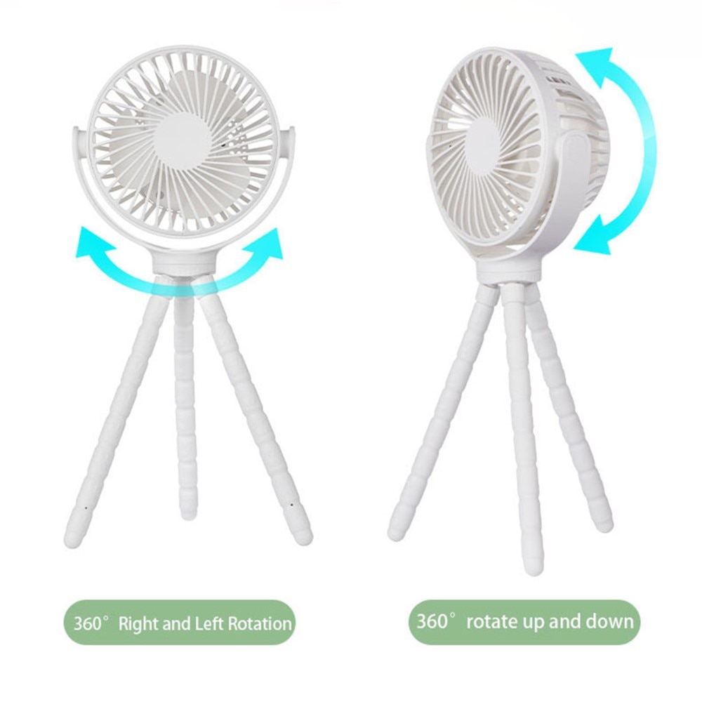 Ventilador portátil con patas flexibles, Blance