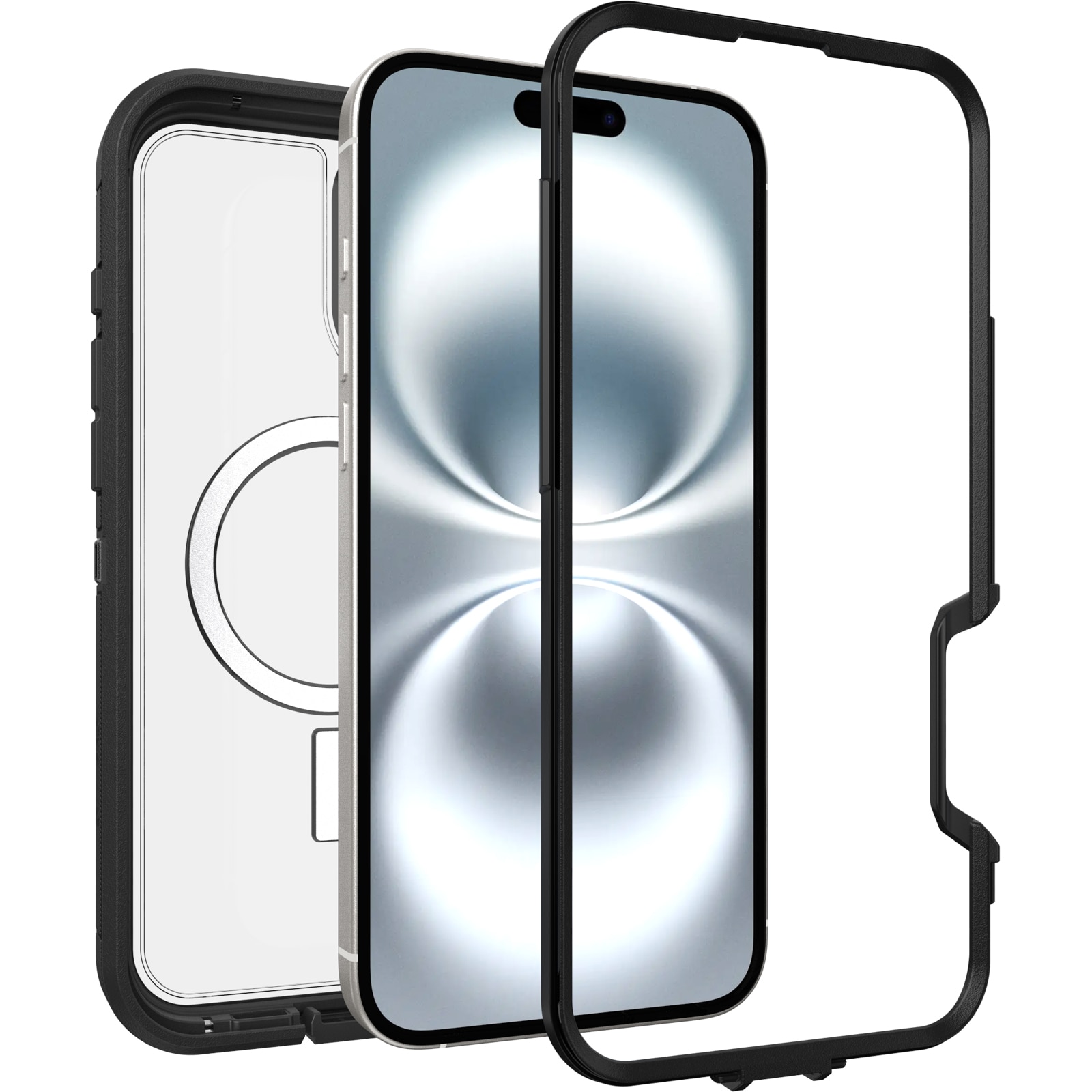 Funda Defender XT iPhone 16 Plus Clear/Black