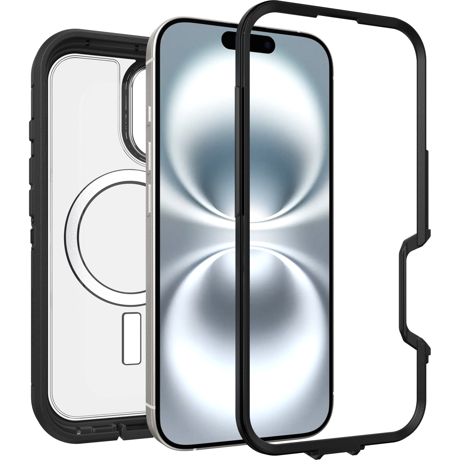 Funda Defender XT iPhone 16 Clear/Black