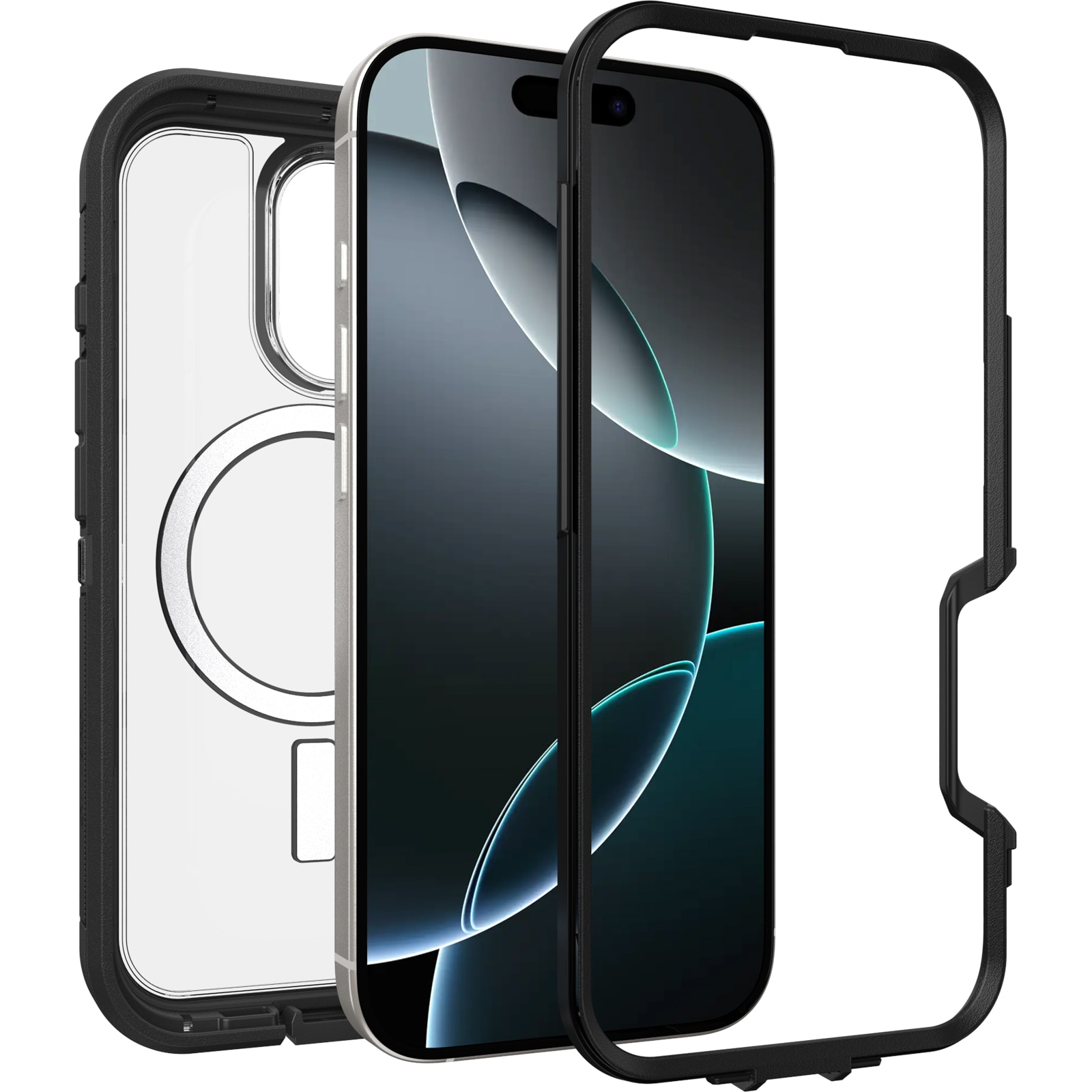 Funda Defender XT iPhone 16 Pro Clear/Black