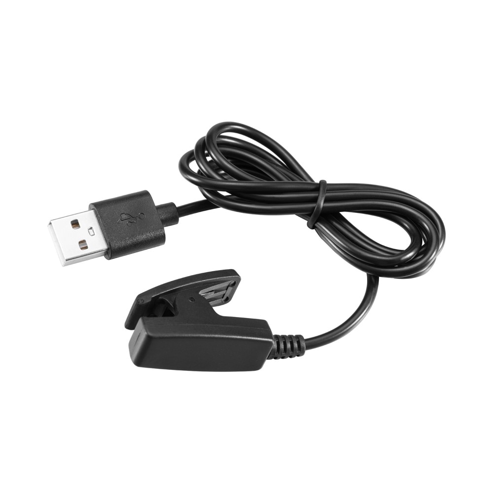 Cable de carga 1m para Garmin Forerunner 645, Negro