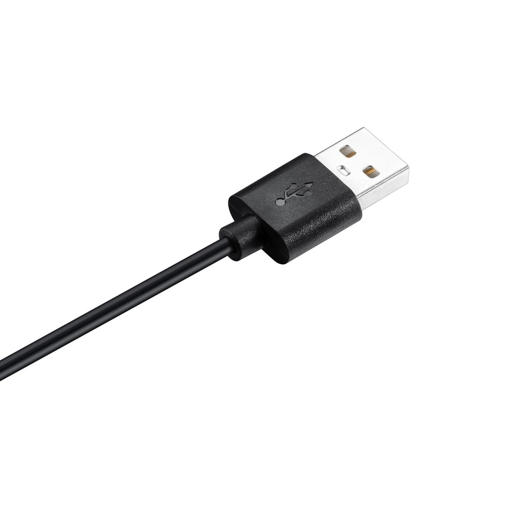 Cable de carga 1m para Garmin Vivomove Trend, Negro