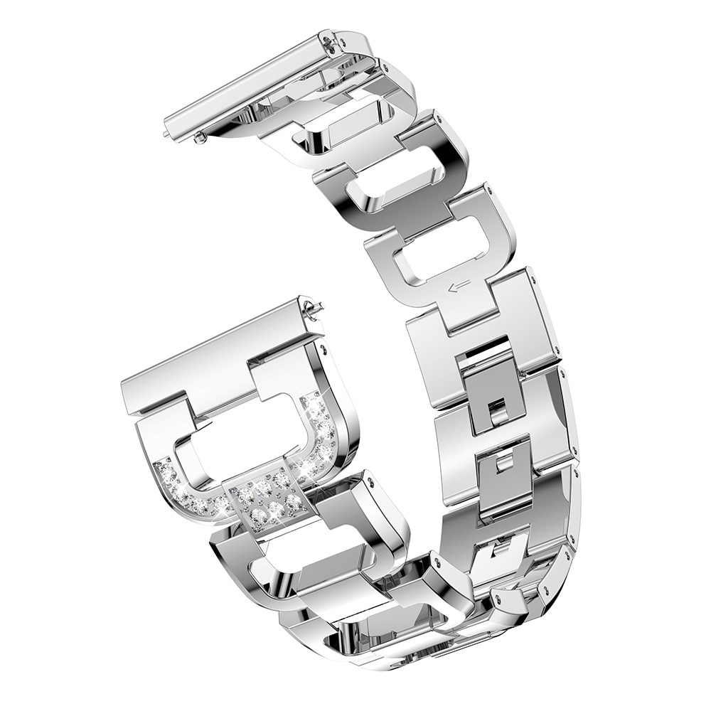 Correa Rhinestone bracelet Withings Steel HR 40mm plata