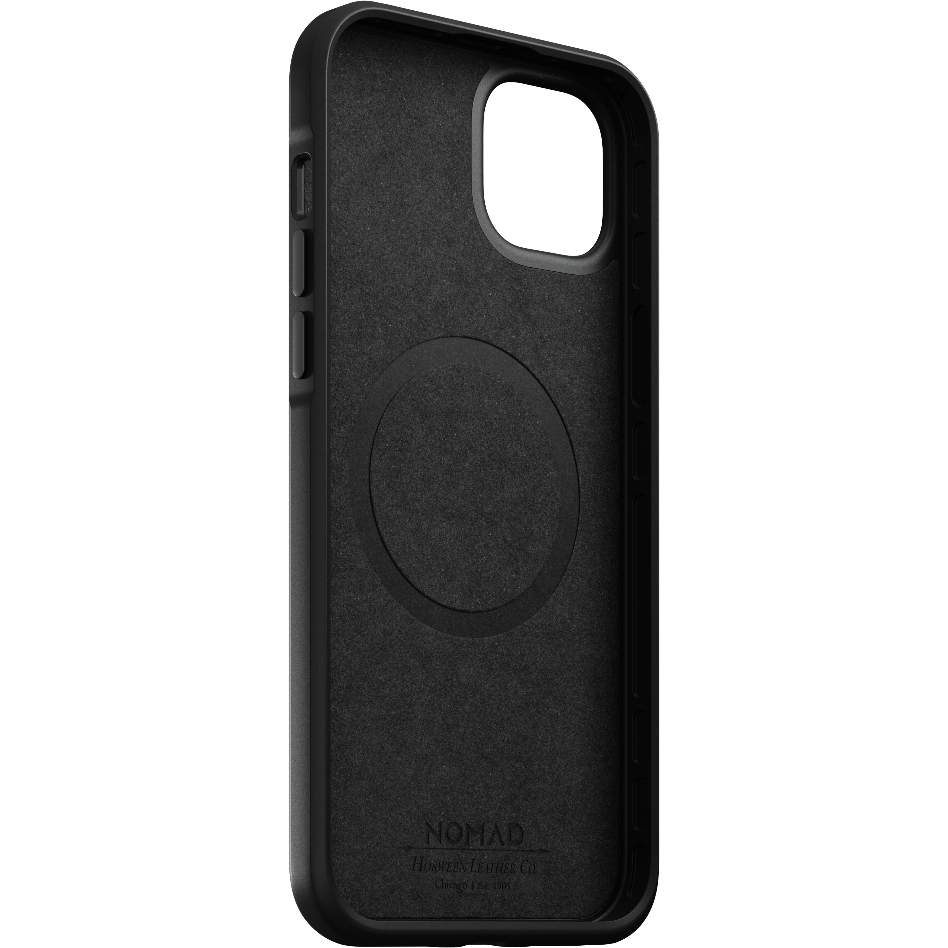 Funda Modern Case Horween Leather iPhone 15 Black