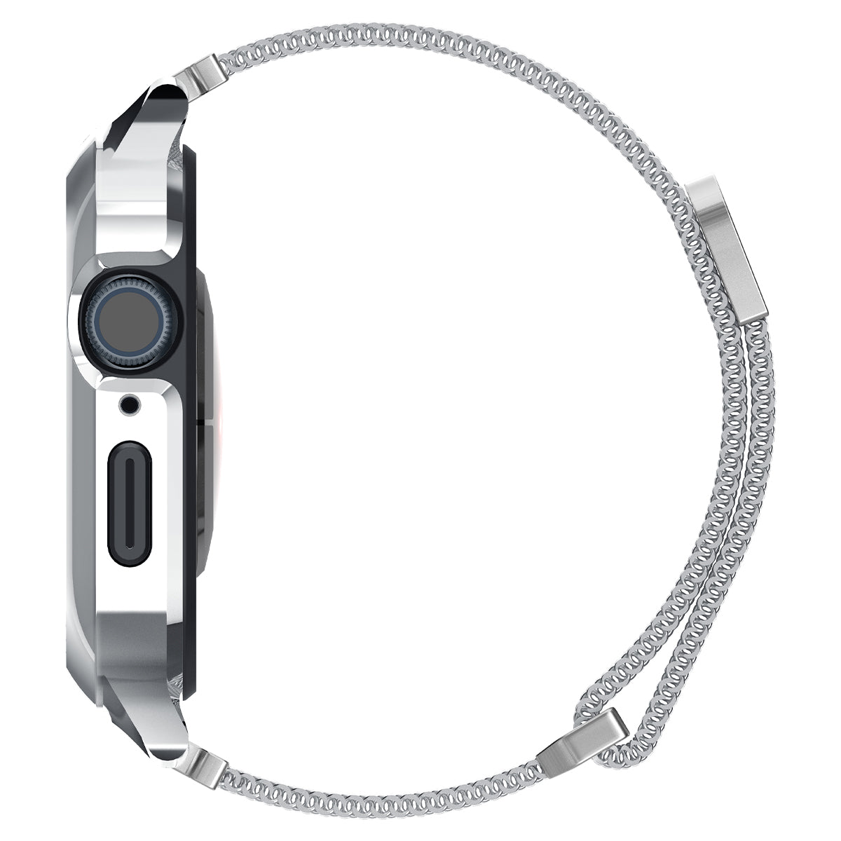 Funda Metal Fit Pro Apple Watch 45mm Series 7 Silver