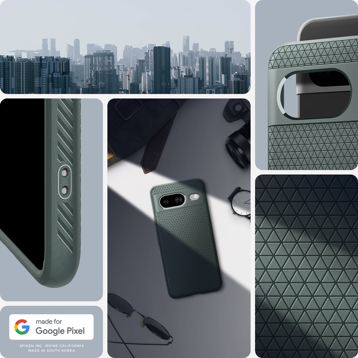 Funda Liquid Air Google Pixel 8 Abyss Green