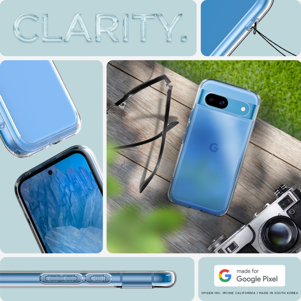 Funda Ultra Hybrid Google Pixel 8a Crystal Clear