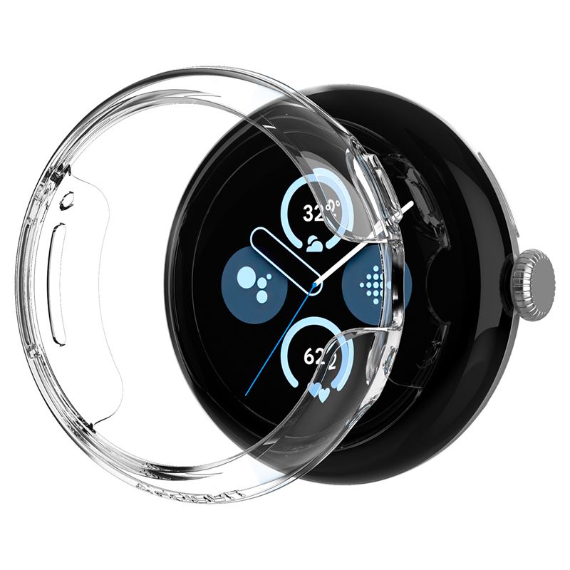 Funda Thin Fit Google Pixel Watch 3 41mm Crystal Clear