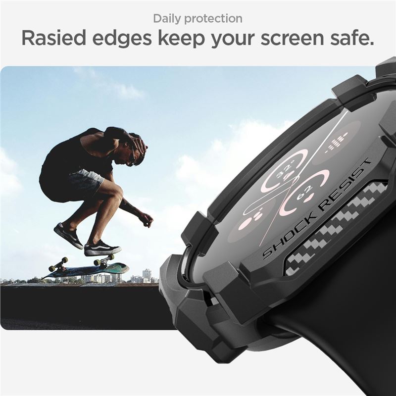 Case Rugged Armor Google Pixel Watch 2 Black