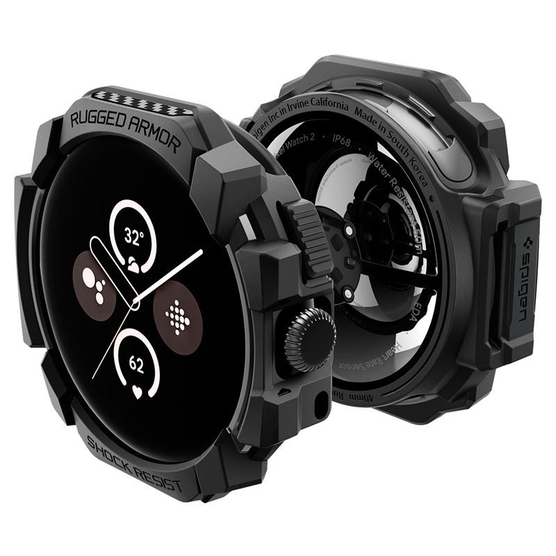 Case Rugged Armor Google Pixel Watch 2 Black