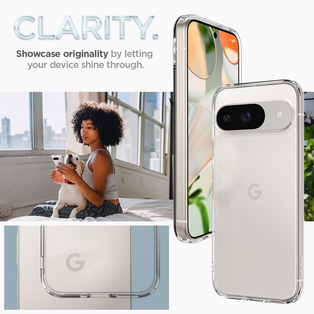 Funda Ultra Hybrid Google Pixel 9 Crystal Clear