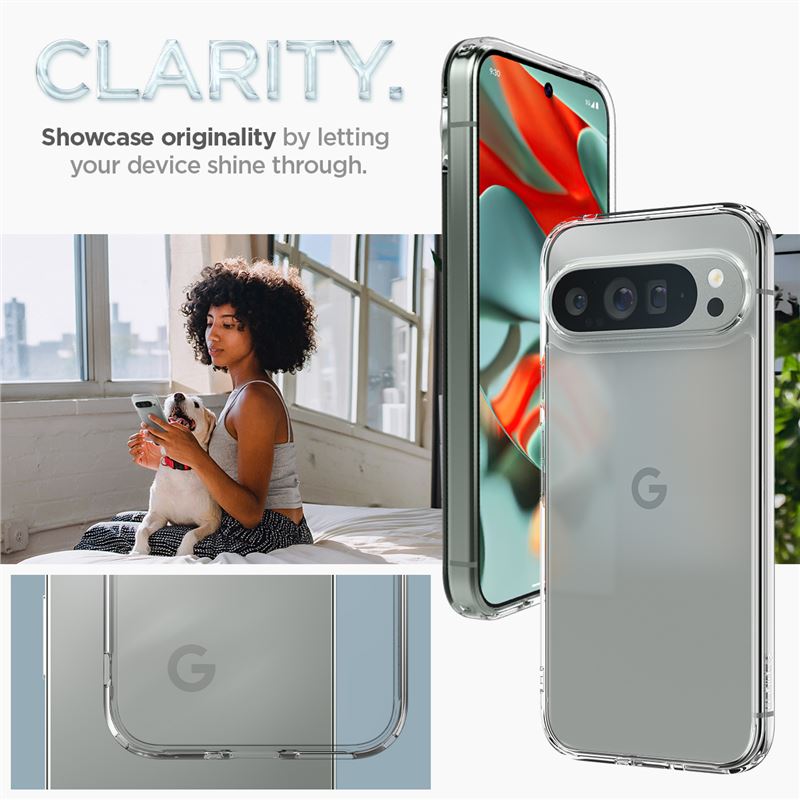 Funda Ultra Hybrid Google Pixel 9 Pro XL Crystal Clear