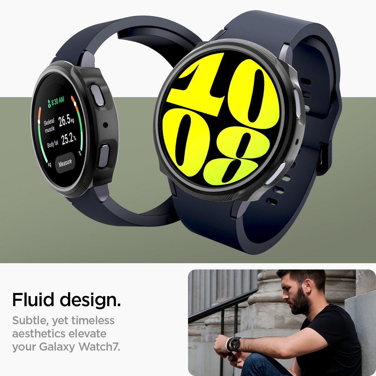 Funda Liquid Air Samsung Galaxy Watch 7 40mm Black