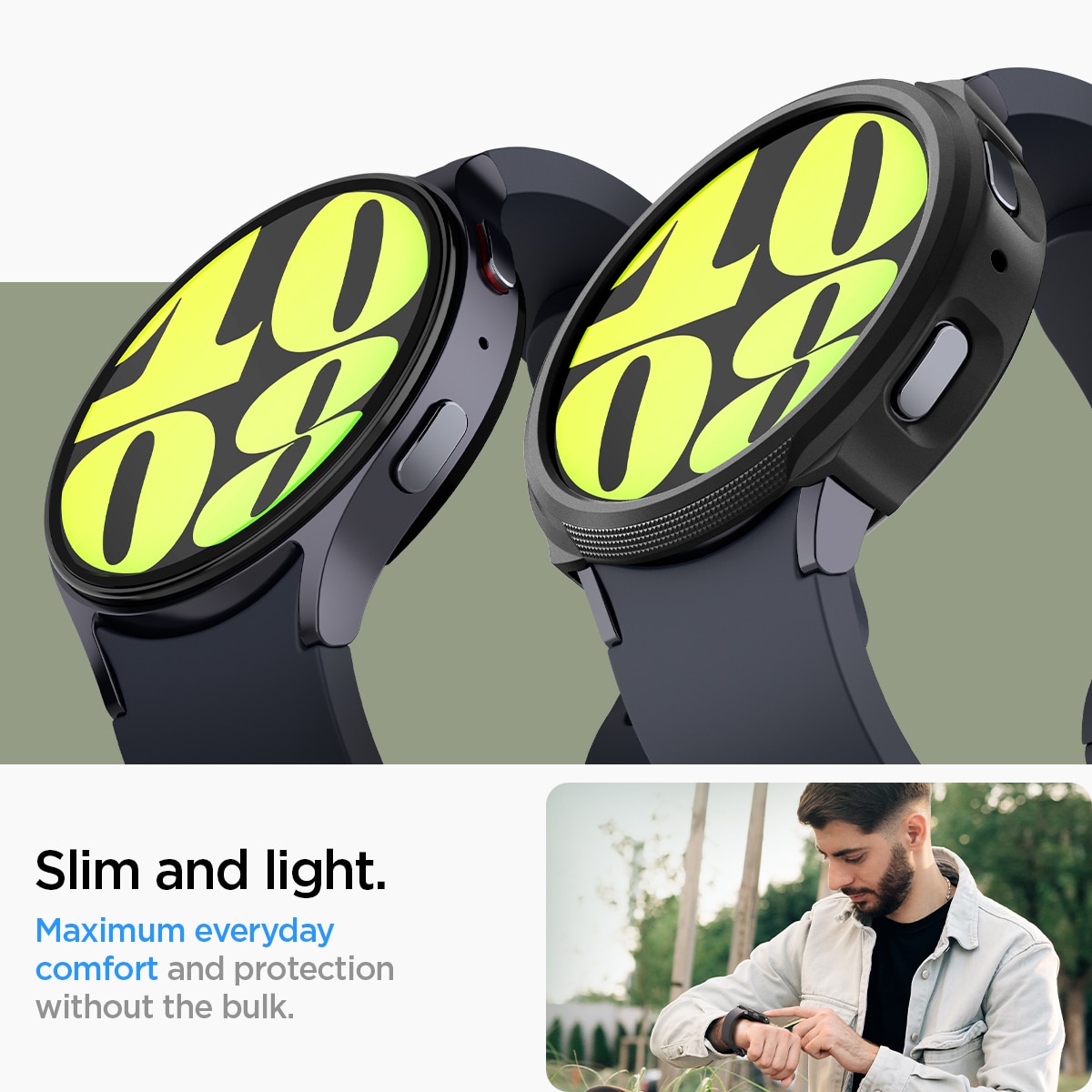 Funda Liquid Air Samsung Galaxy Watch 7 40mm Black