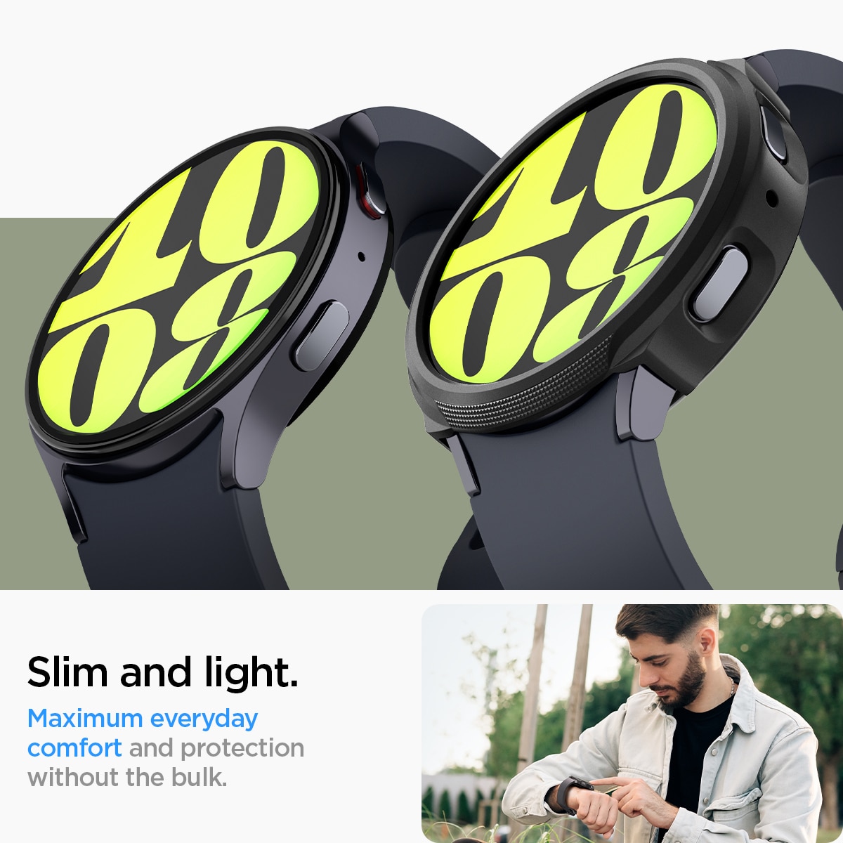 Funda Liquid Air Samsung Galaxy Watch 7 44mm Black