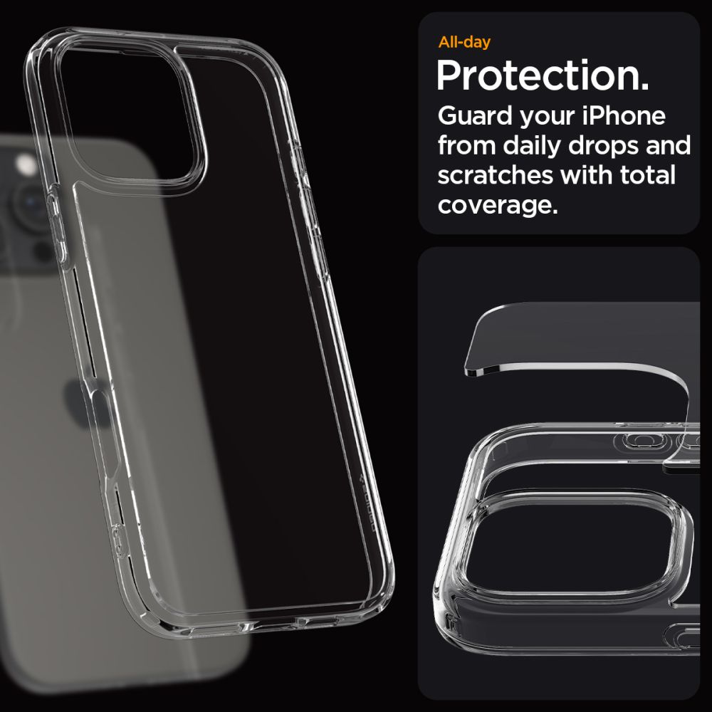 Funda Ultra Hybrid iPhone 16 Pro Max Crystal Clear