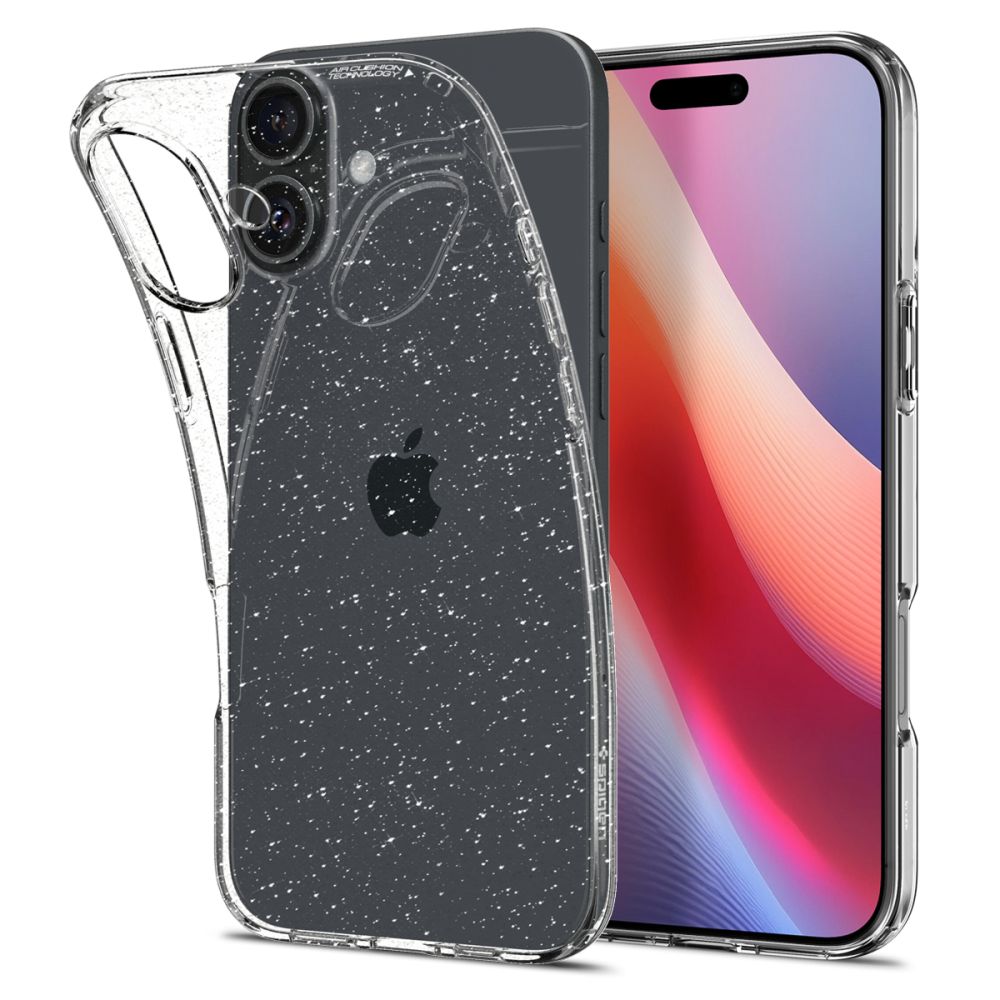 Funda Liquid Crystal iPhone 16 Plus Glitter Crystal