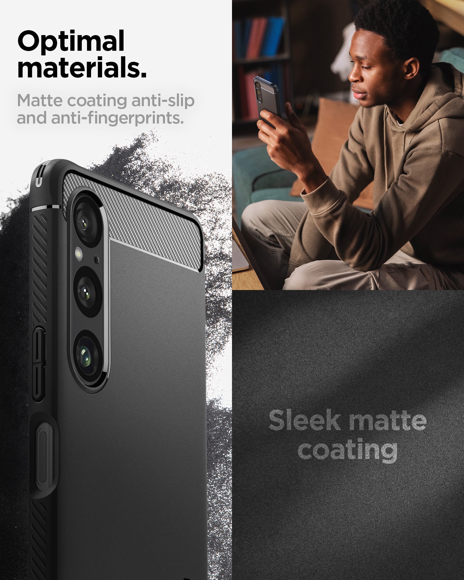 Case Rugged Armor Sony Xperia 1 VI Black