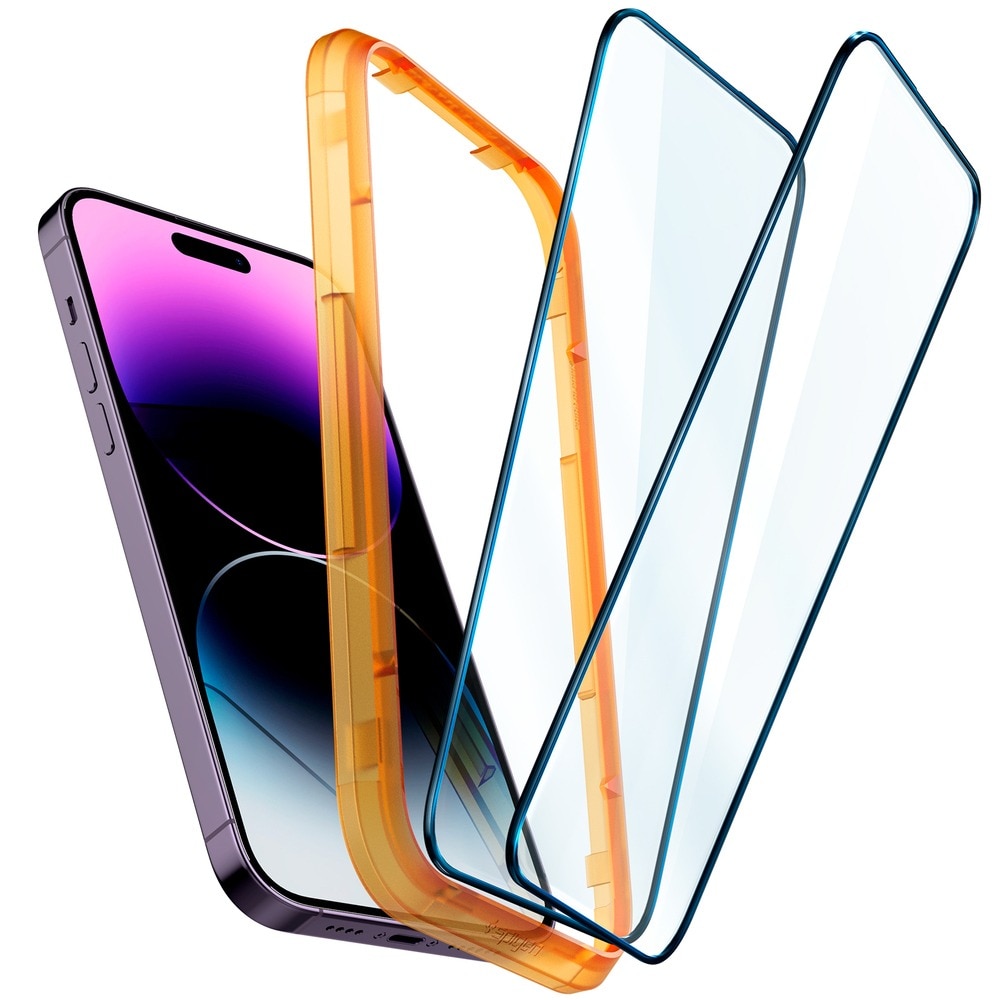 Vidrio Templado Spigen Glas.tr Slim iPhone 14 Pro Max Privacidad