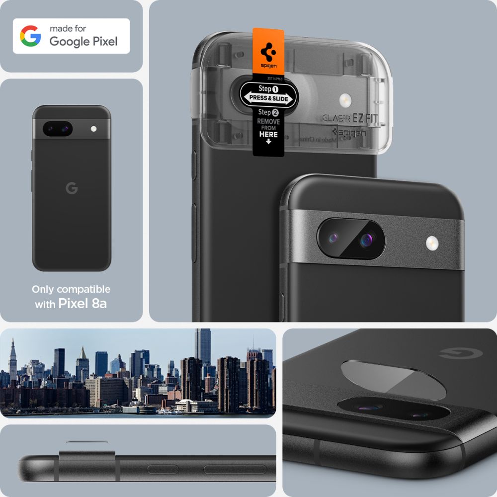 EZ Fit Optik Lens Protector Google Pixel 8a (2 piezas)