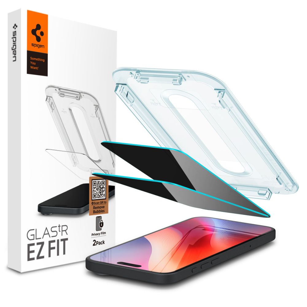 Screen Protector Privacy GLAS EZ Fit (2 piezas) iPhone 16 Pro Max