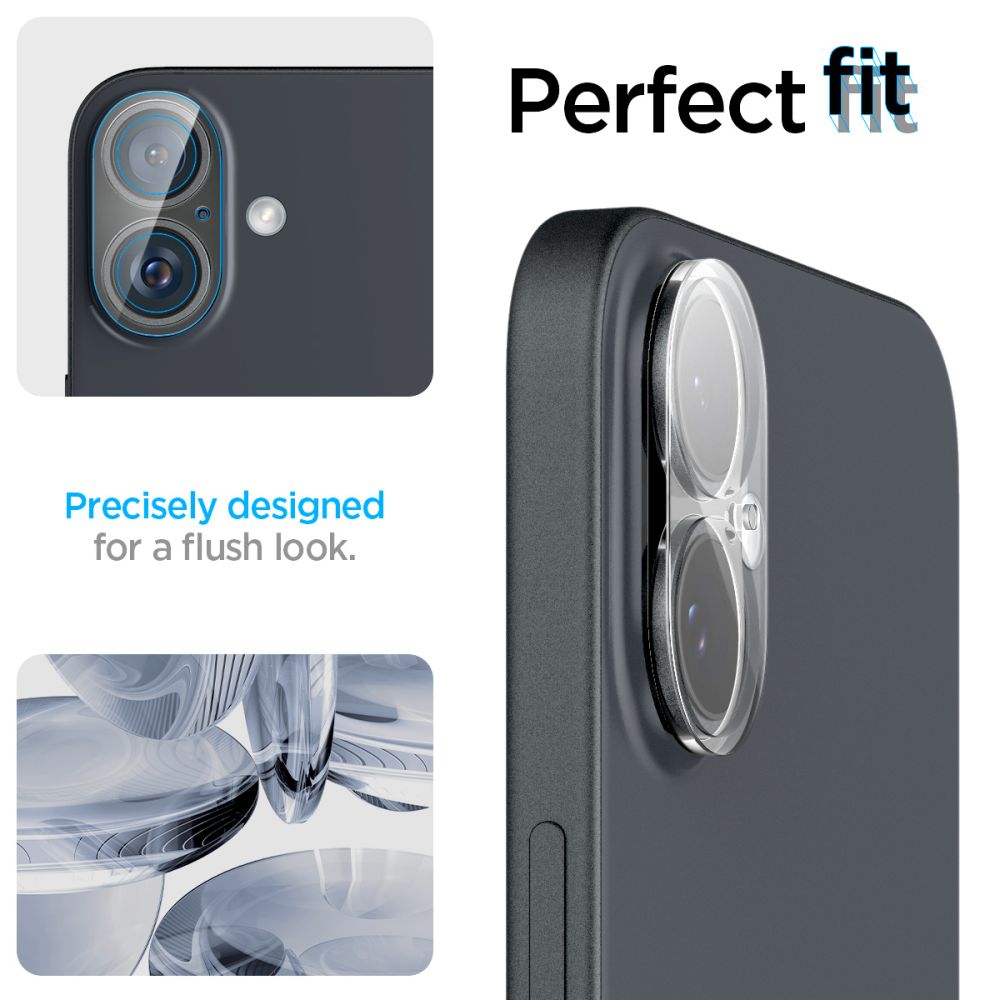 Optik Lens Protector (2 piezas) iPhone 16 Plus Clear