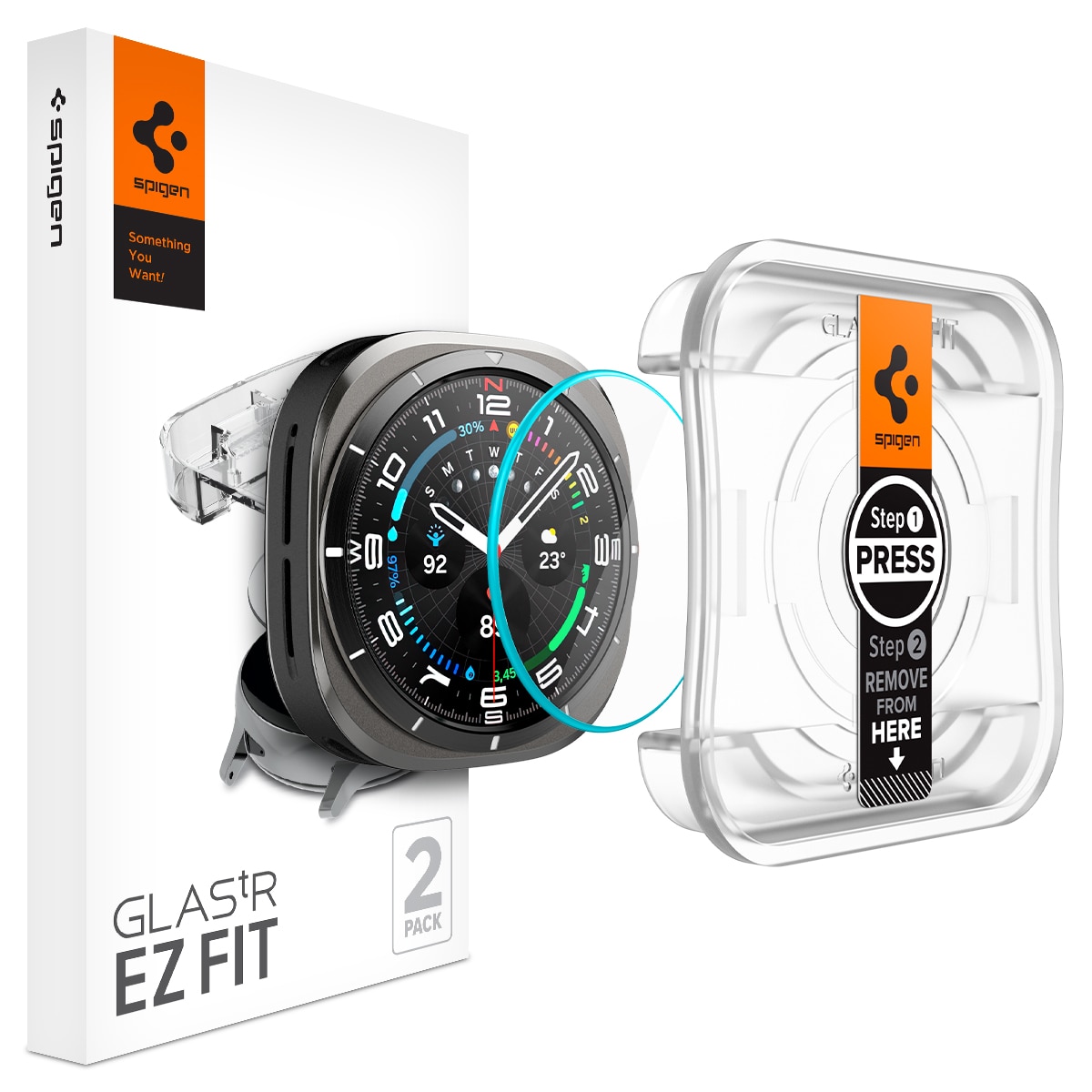 Protector de pantalla EZ Fit GLAS.tR (2 piezas) Samsung Galaxy Watch Ultra 47mm