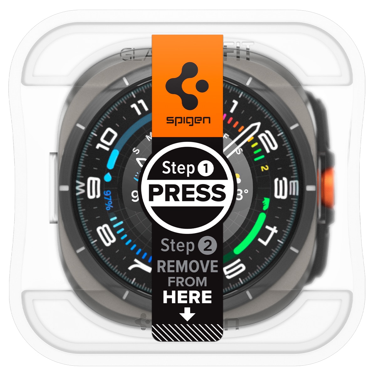 Protector de pantalla EZ Fit GLAS.tR (2 piezas) Samsung Galaxy Watch Ultra 47mm