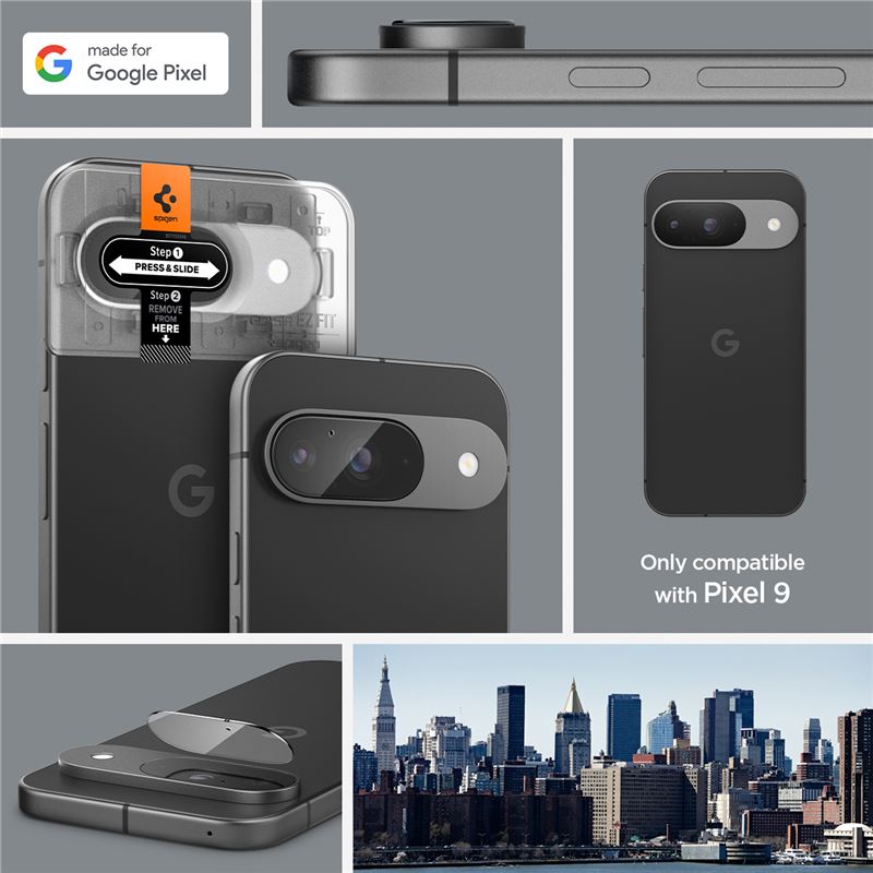 EZ Fit Optik Lens Protector Google Pixel 9 (2 piezas)