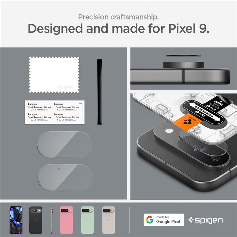 EZ Fit Optik Lens Protector Google Pixel 9 (2 piezas)