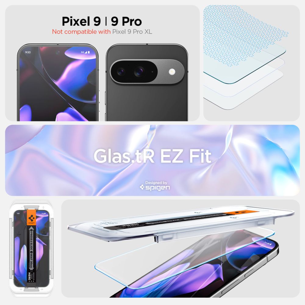 Screen Protector GLAS.tR EZ Fit (2 piezas) Google Pixel 9 Pro