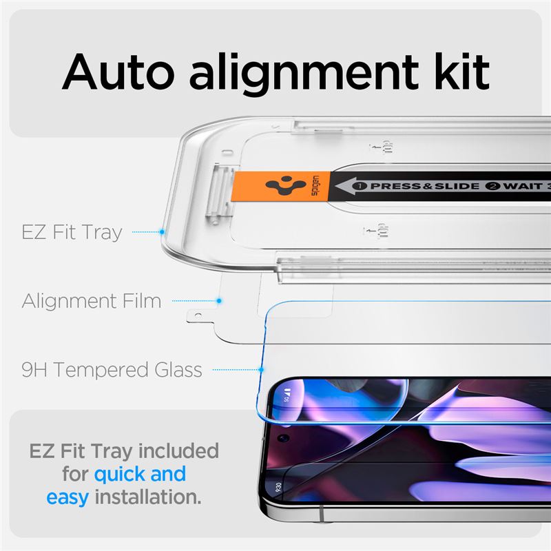 Screen Protector GLAS.tR EZ Fit (2 piezas) Google Pixel 9 Pro XL