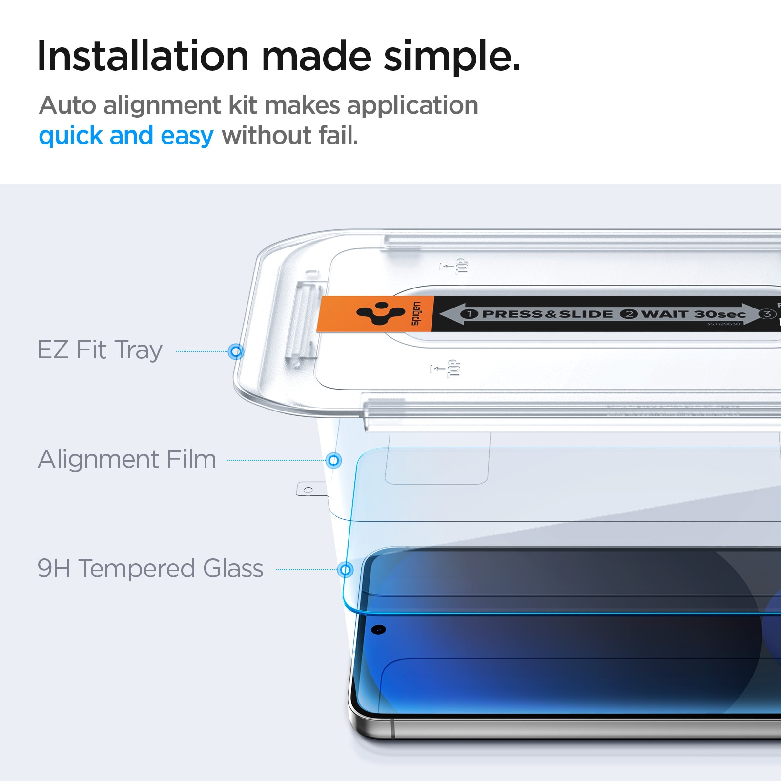 Screen Protector GLAS.tR EZ Fit (2 piezas) Samsung Galaxy S24 FE