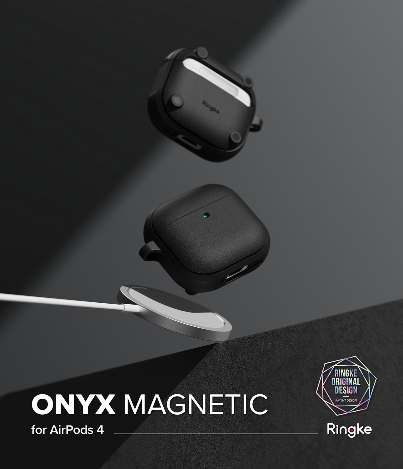 Funda Onyx Magnetic Apple AirPods 4 Black