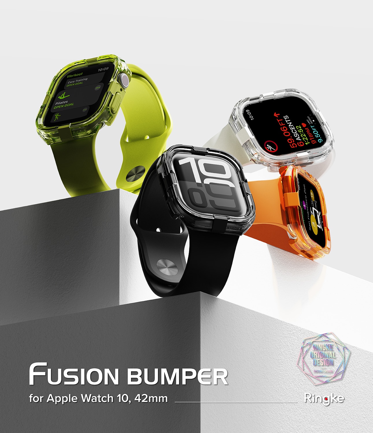 Funda Fusion Bumper  Apple Watch Series 10 42mm Black