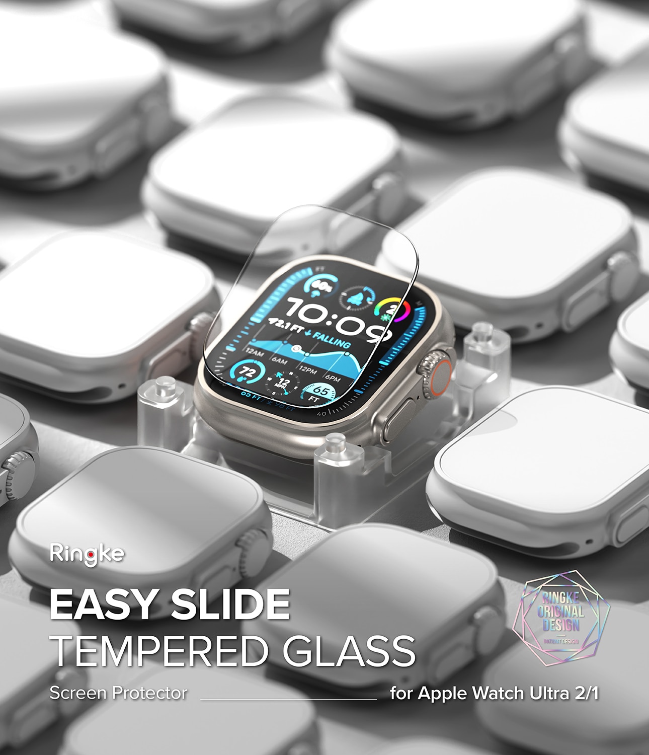 Easy Slide Glass (2 piezas) Apple Watch Ultra 49mm 2nd Gen