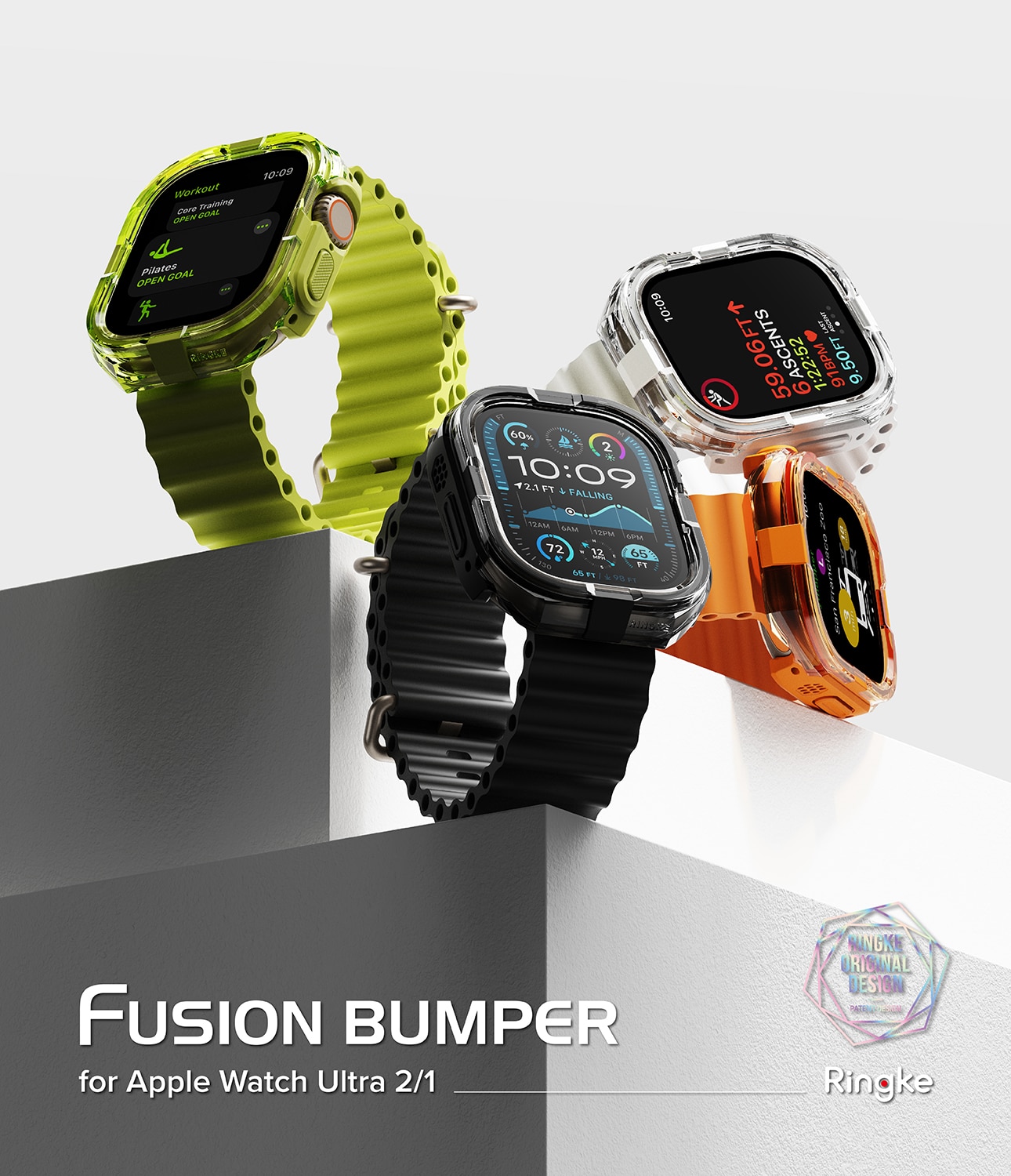 Funda Fusion Bumper  Apple Watch Ultra 49mm 1st Gen Black