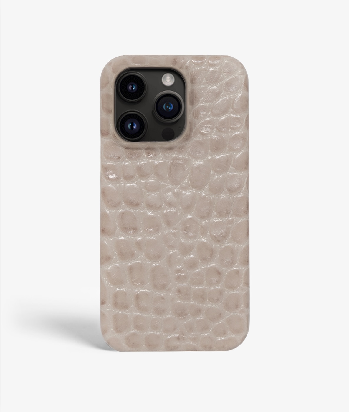 Funda iPhone 13 Pro Small Croco Grey