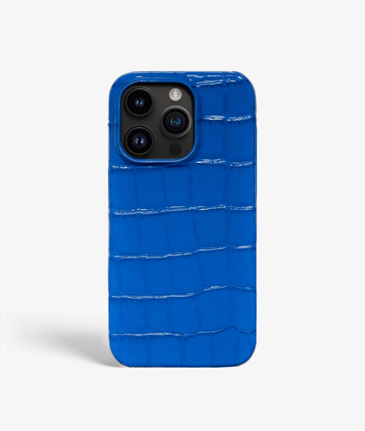 Funda iPhone 14 Pro Croco Blue