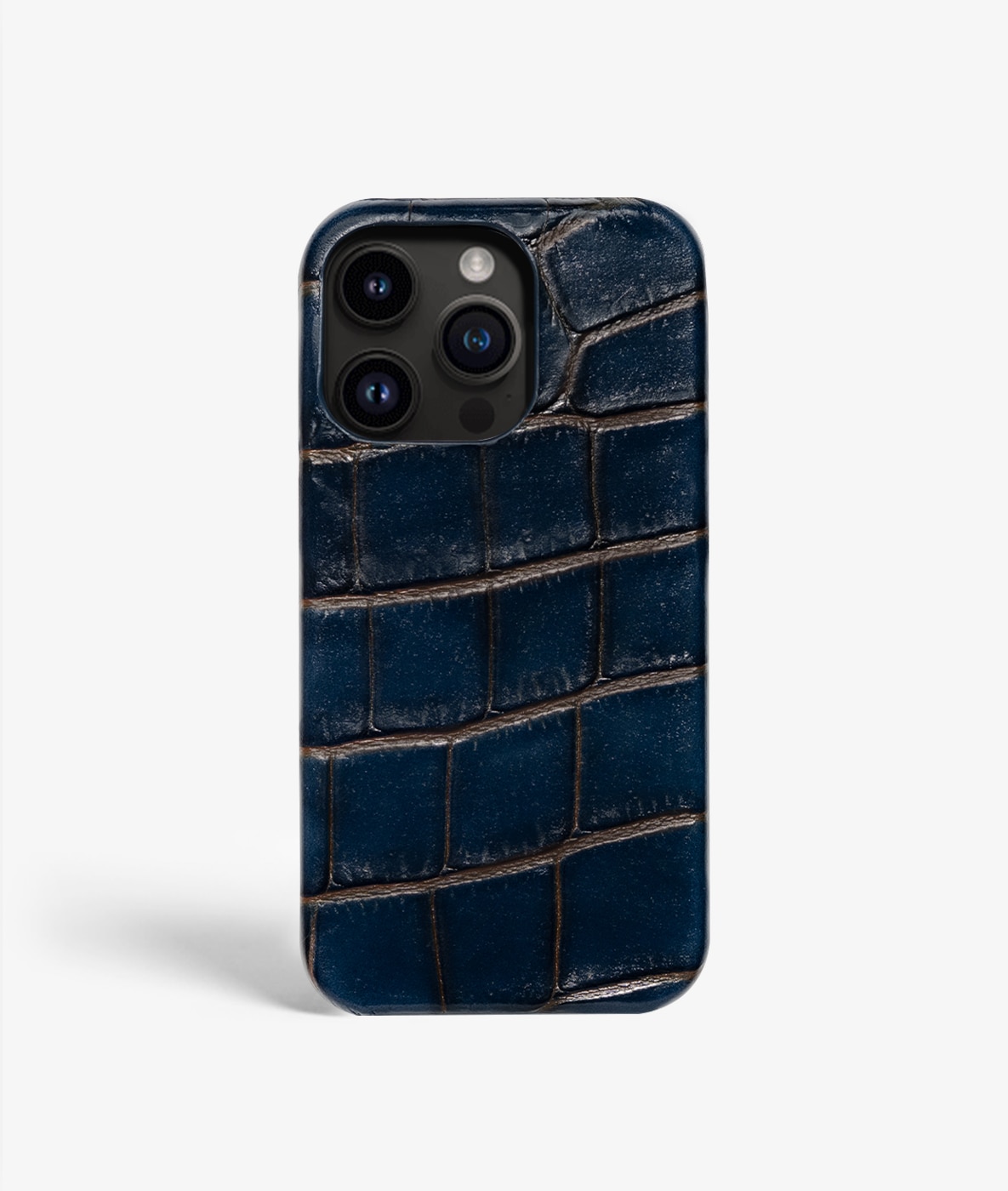 Funda iPhone 13 Pro Croco Blue