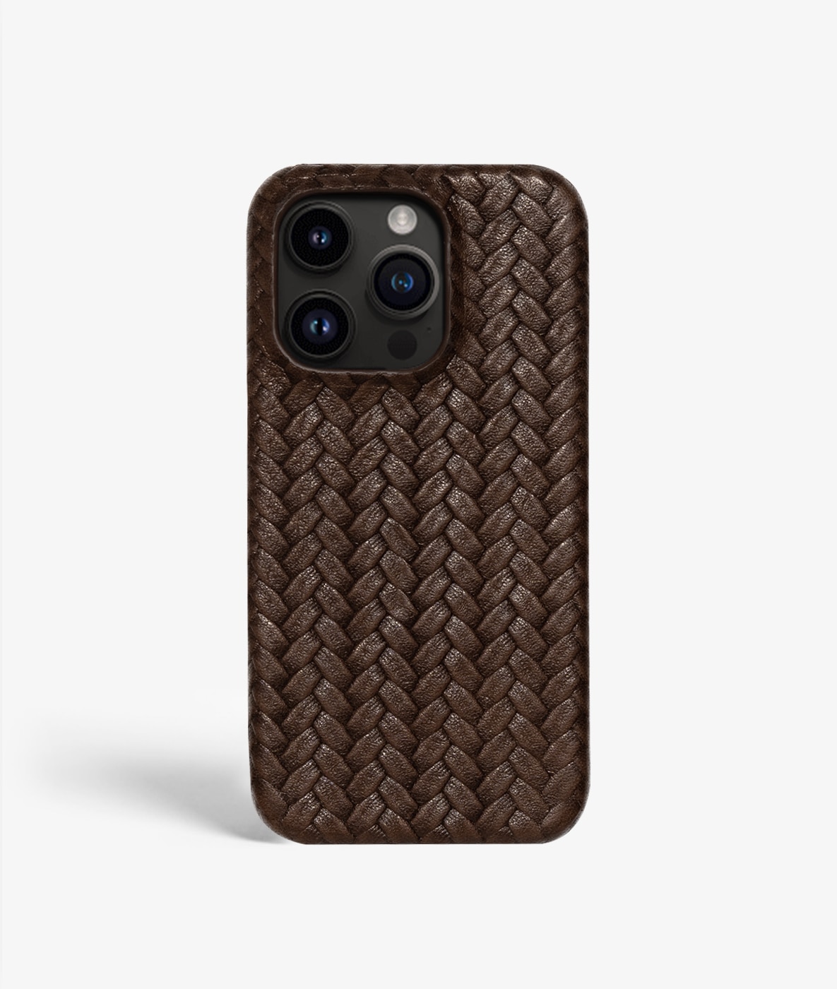 Funda iPhone 14 Pro Treccia Brown