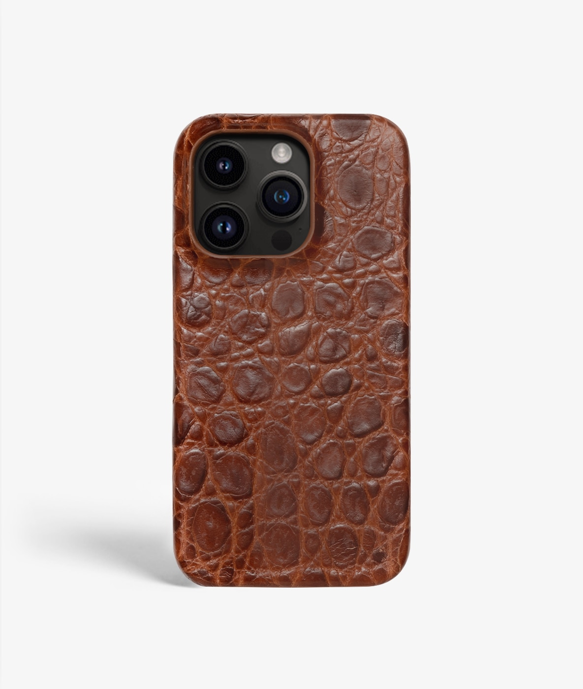 Funda iPhone 14 Pro Small Croco Brown